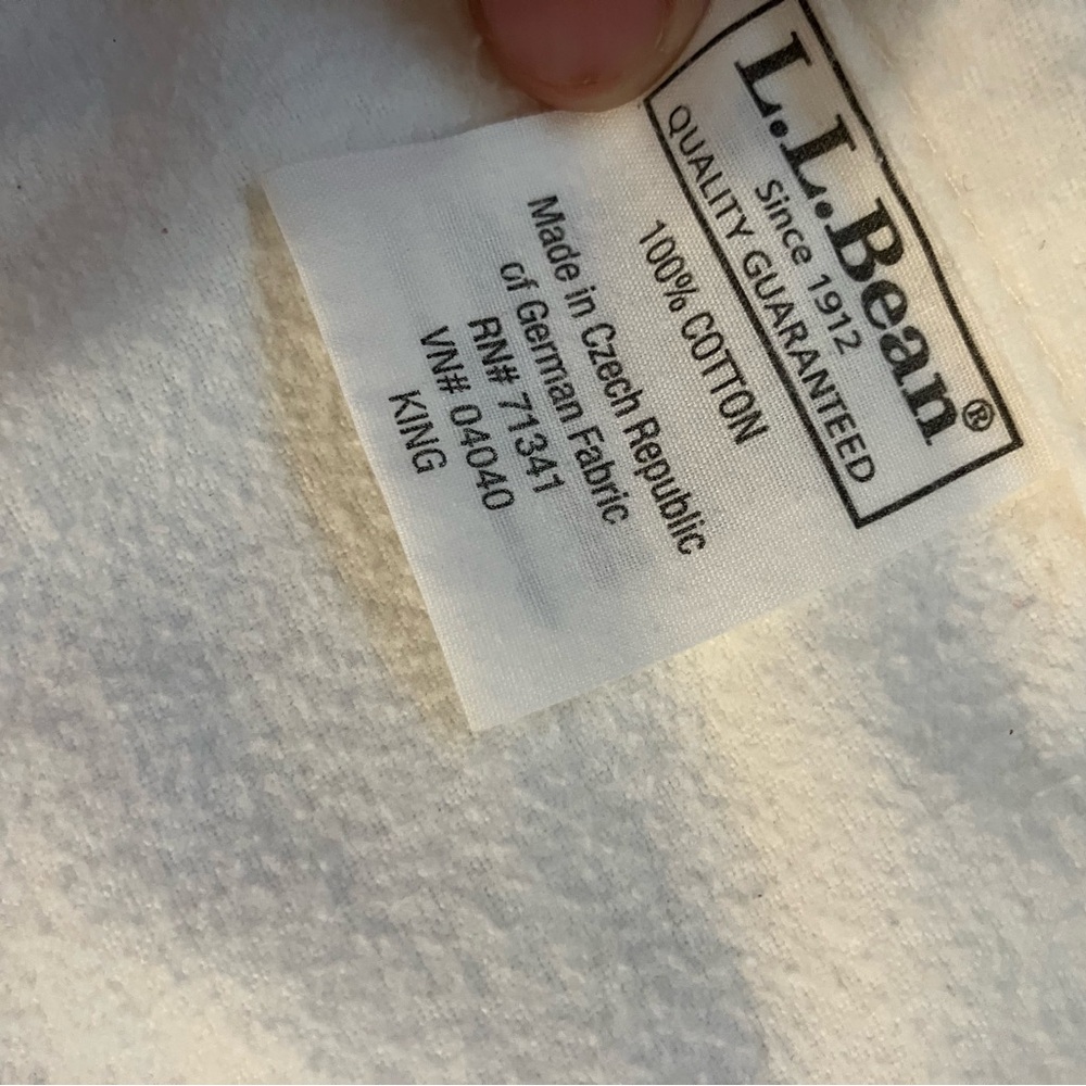 LLBEAN Cotten bed set. See description - Picture 5 of 7
